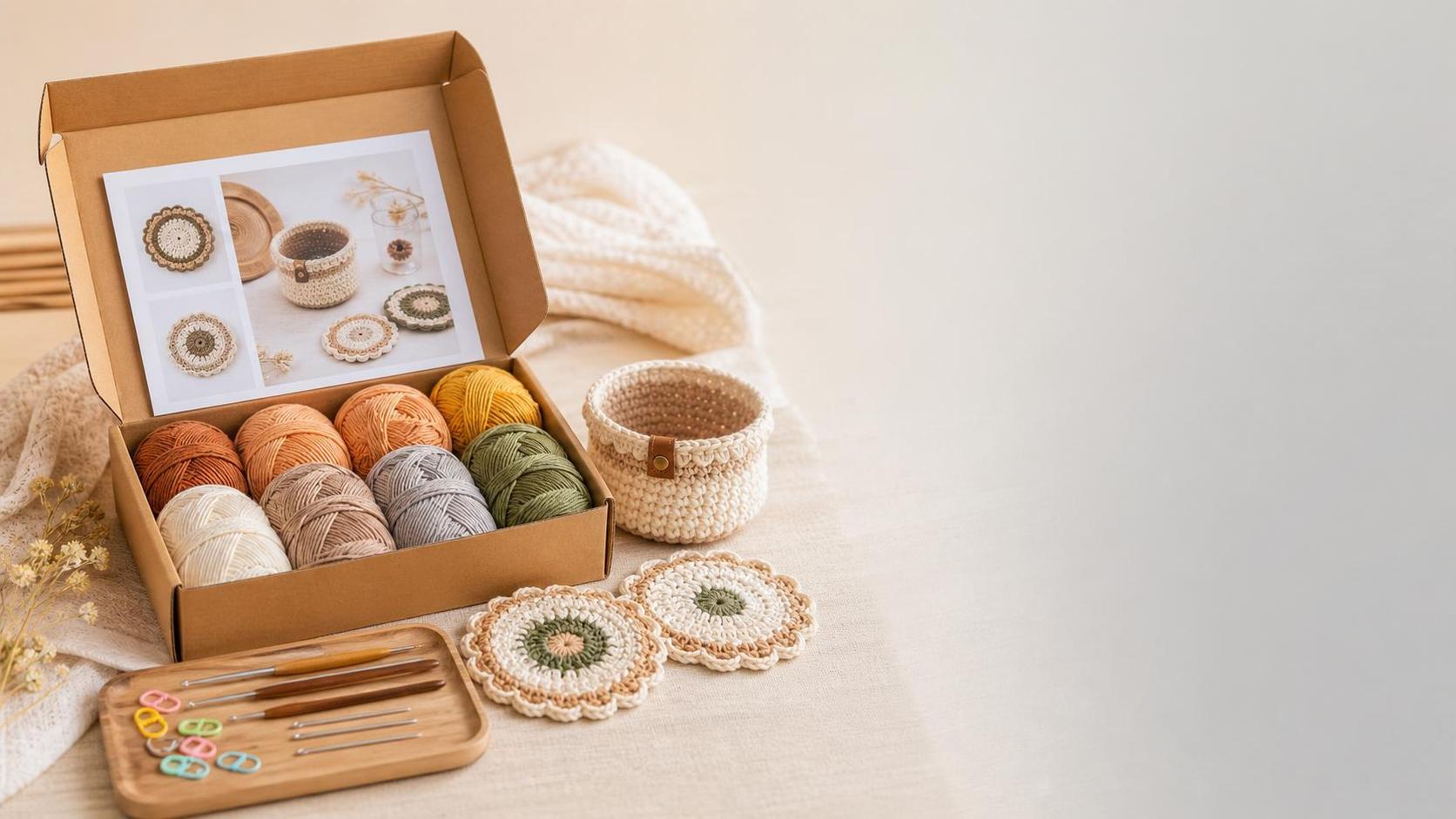 Guía de compra de kits de crochet DIY: qué revisar para principiantes, regalos y talleres