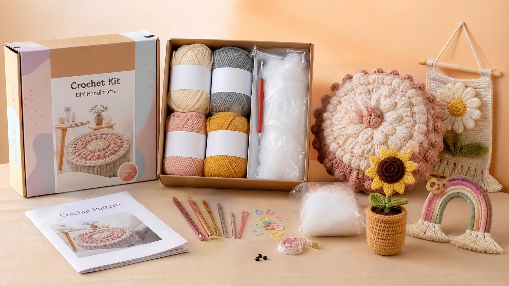 Lista de verificación para la compra de kits de crochet DIY: qué afecta al coste, la calidad y la rotación de ventas