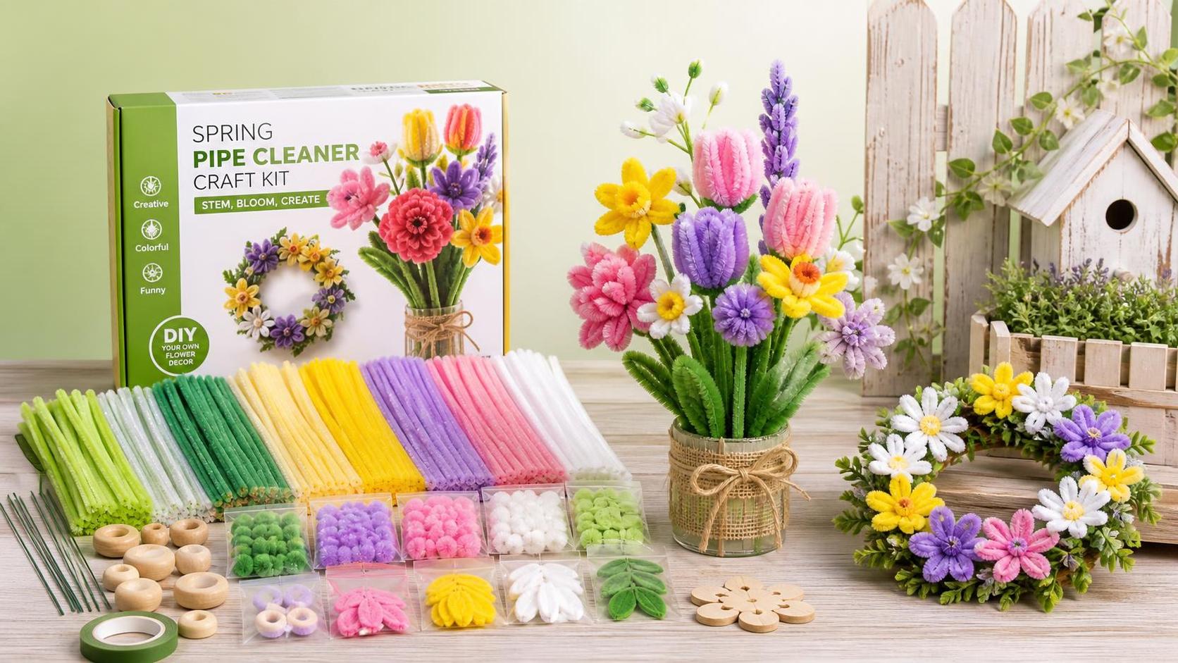 Fabricante y proveedor mayorista de kits de manualidades con limpiapipas