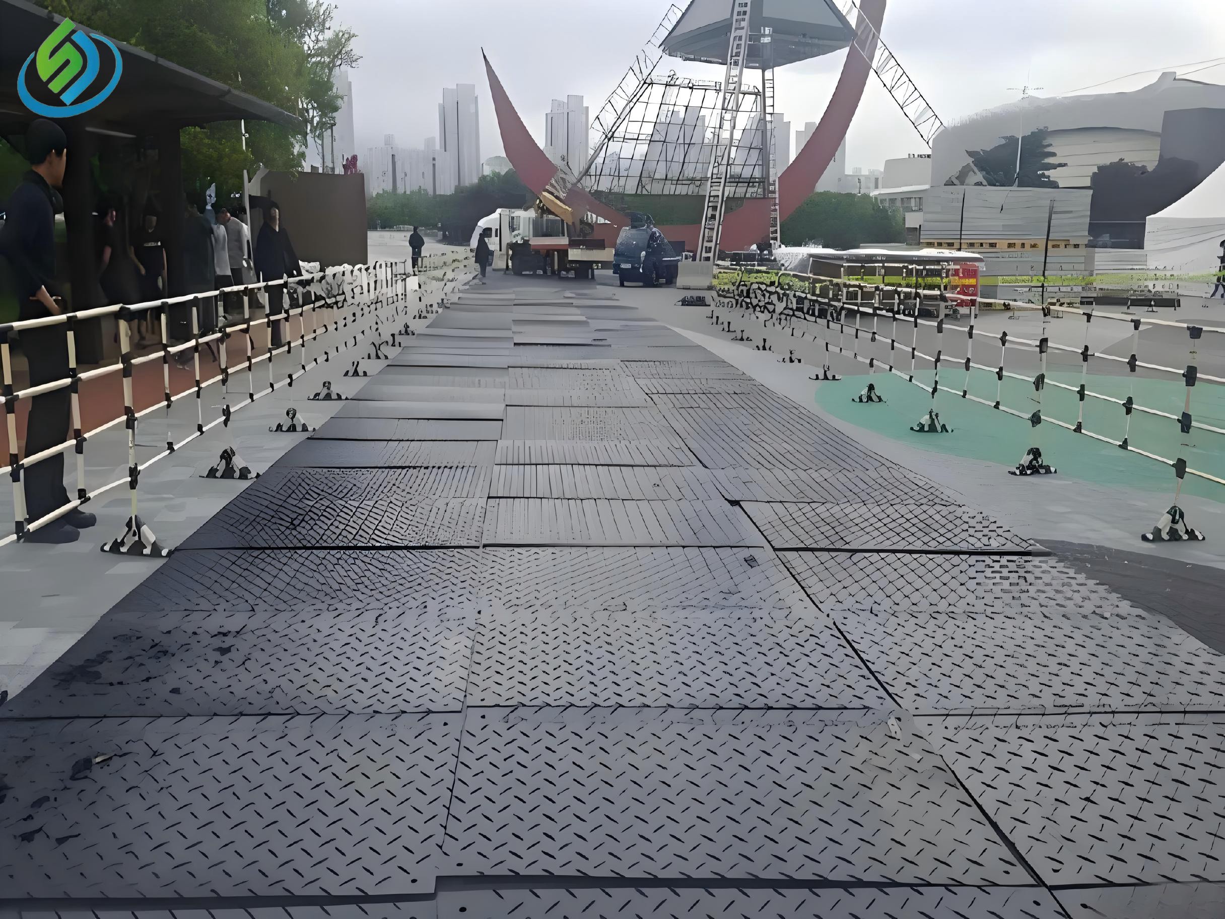 Alfombras de carretera temporales