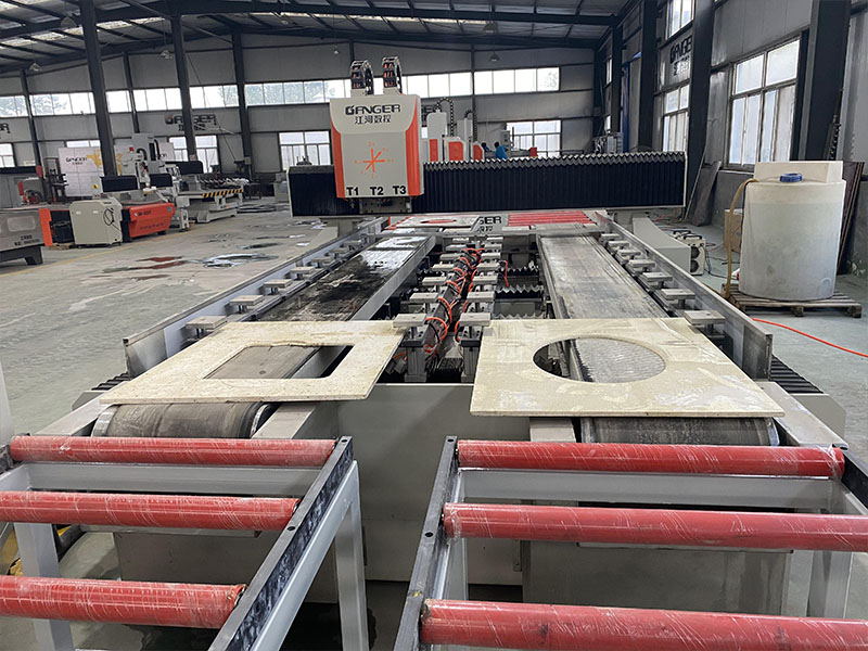 Routeur CNC pour découpe d'évier de comptoir de cuisine en quartz GSY-83D