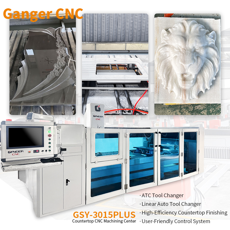 Centre d'usinage CNC pour plans de travail GSY-3015PLUS