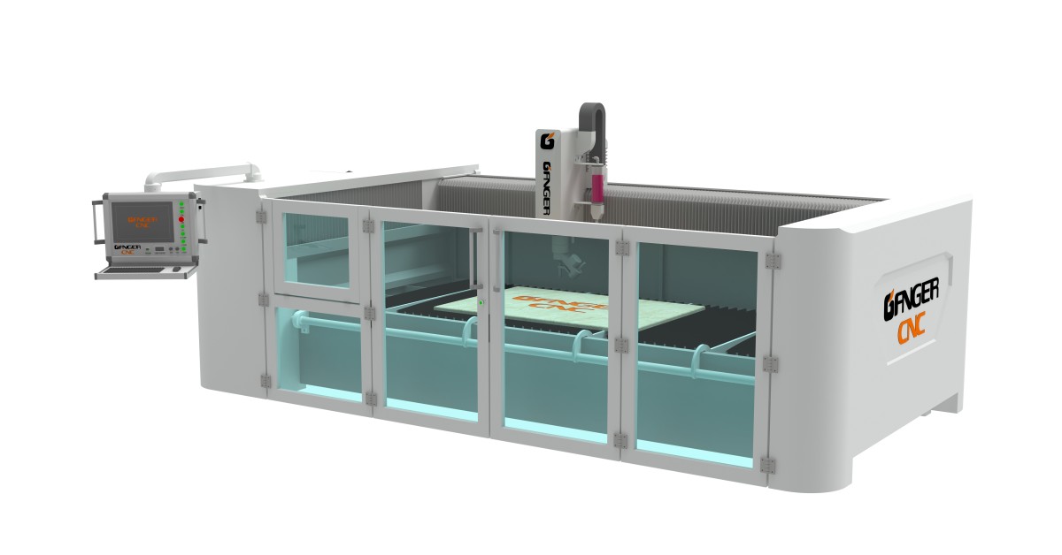 GW  Machine de découpe au jet d’eau à cinq axes