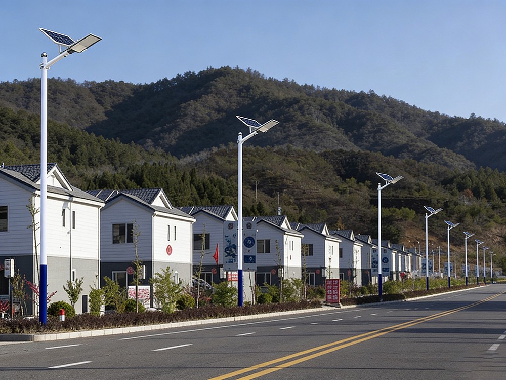 Rural solar street lights are a way to protect the earth