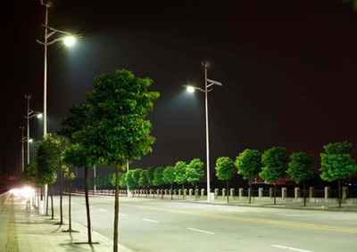Installation of road lights