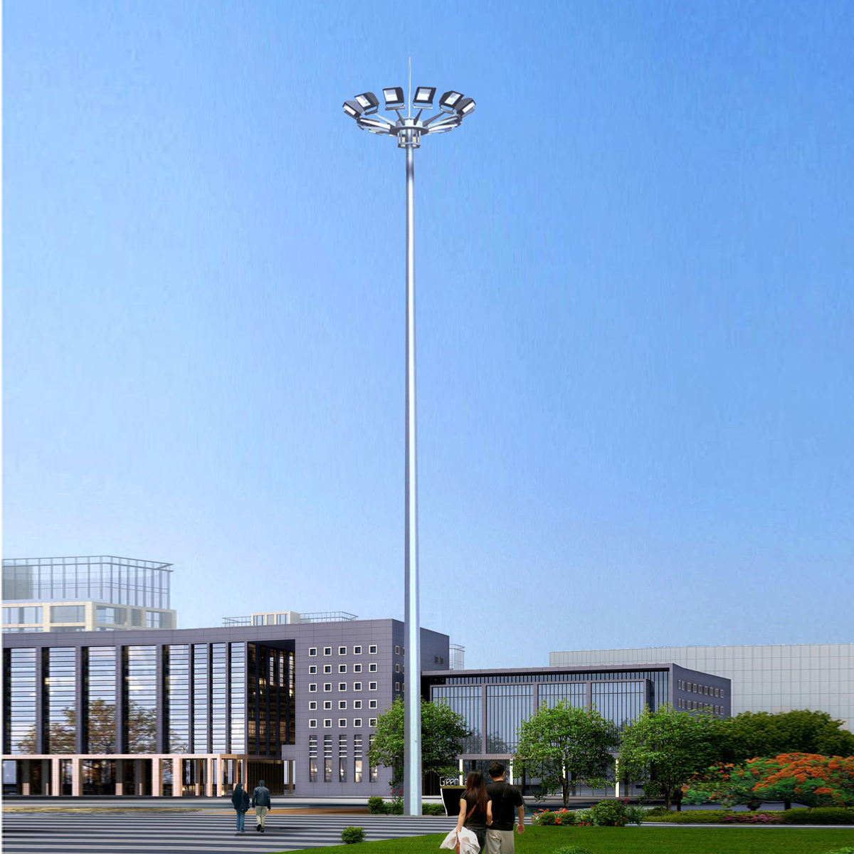 30 meter high pole light, stadium high pole light