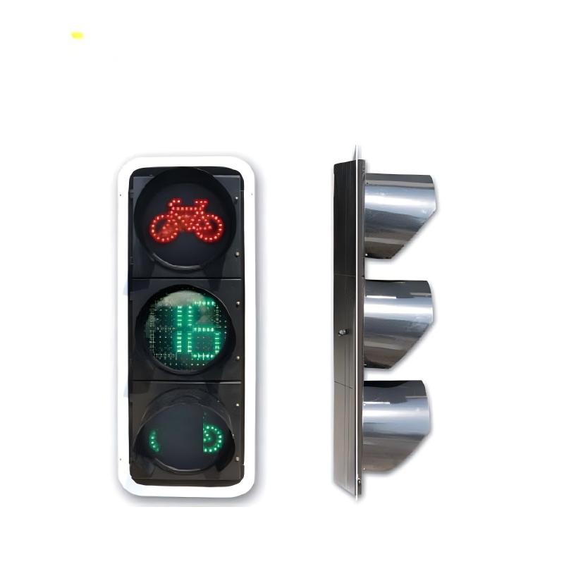 Waterproof IP67, time counter, LED traffic signal light