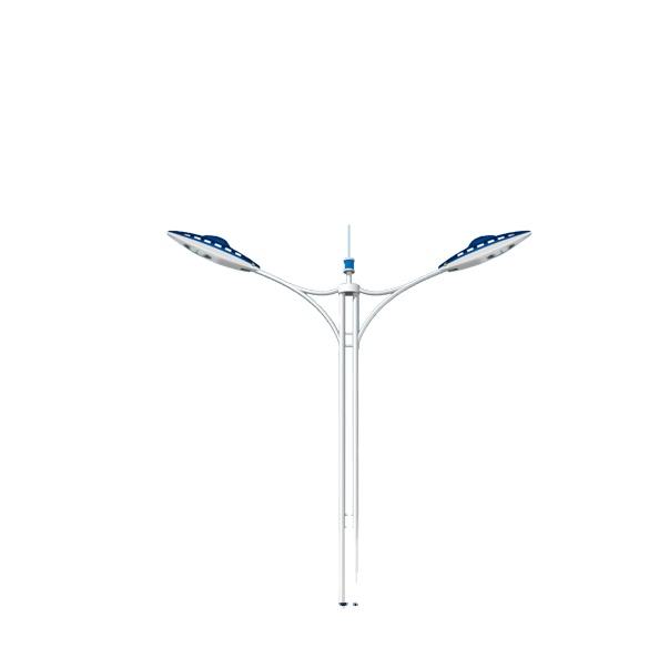 Street lighting metal street lamp post