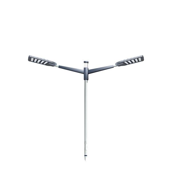 Street lighting metal street lamp post