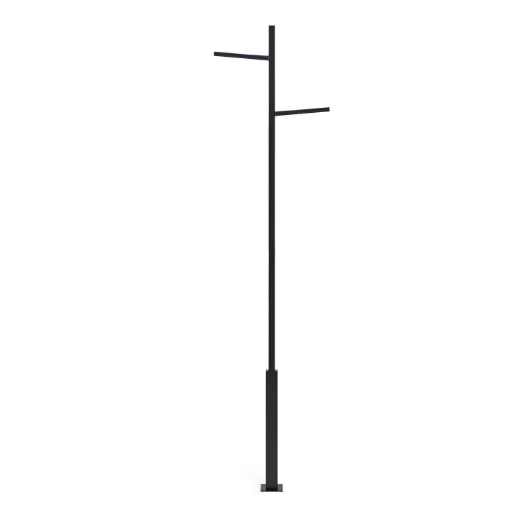 6m 7m 8m 10m 12m galvanized steel solar street lamp post