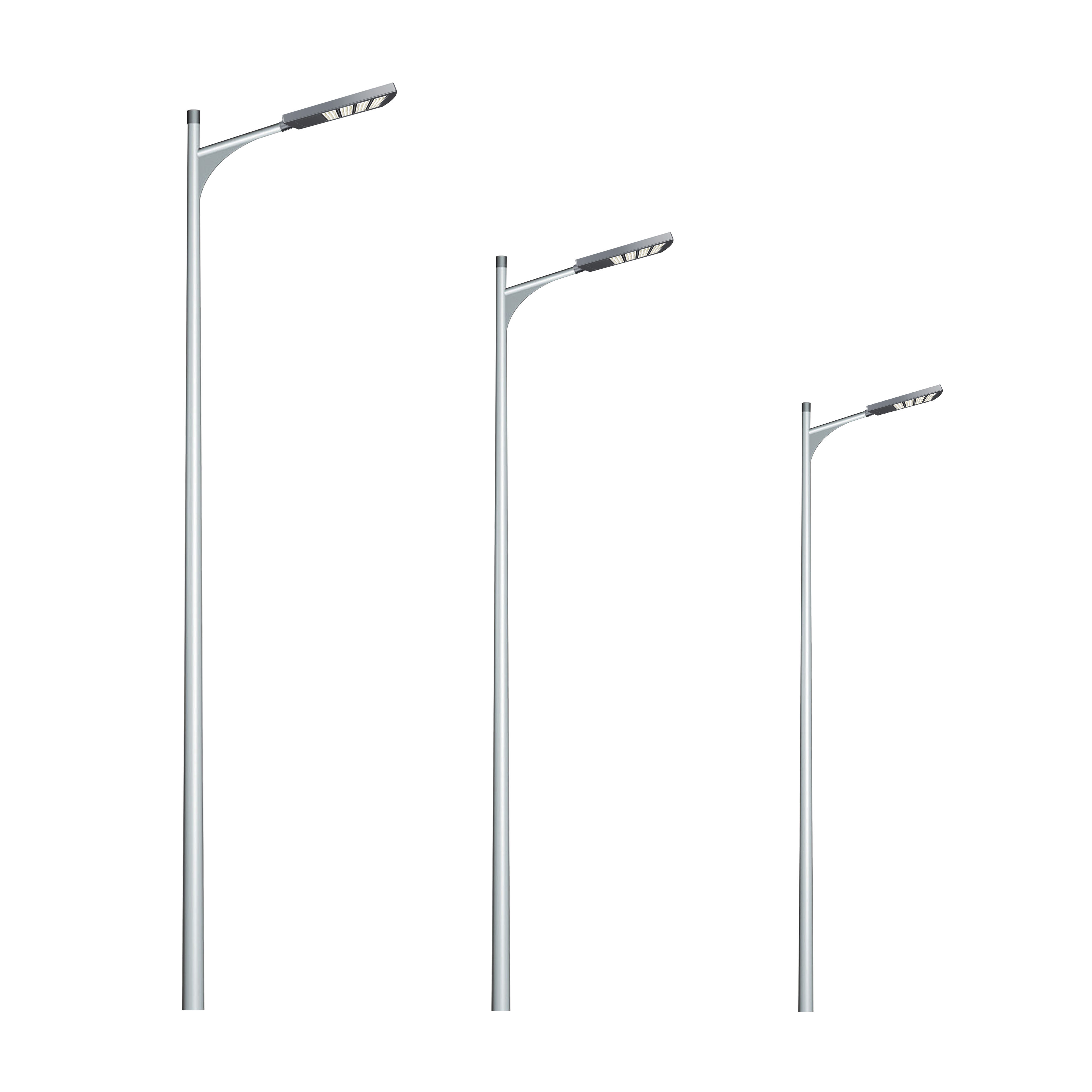 Galvanized Street Light Poles 6m 8m