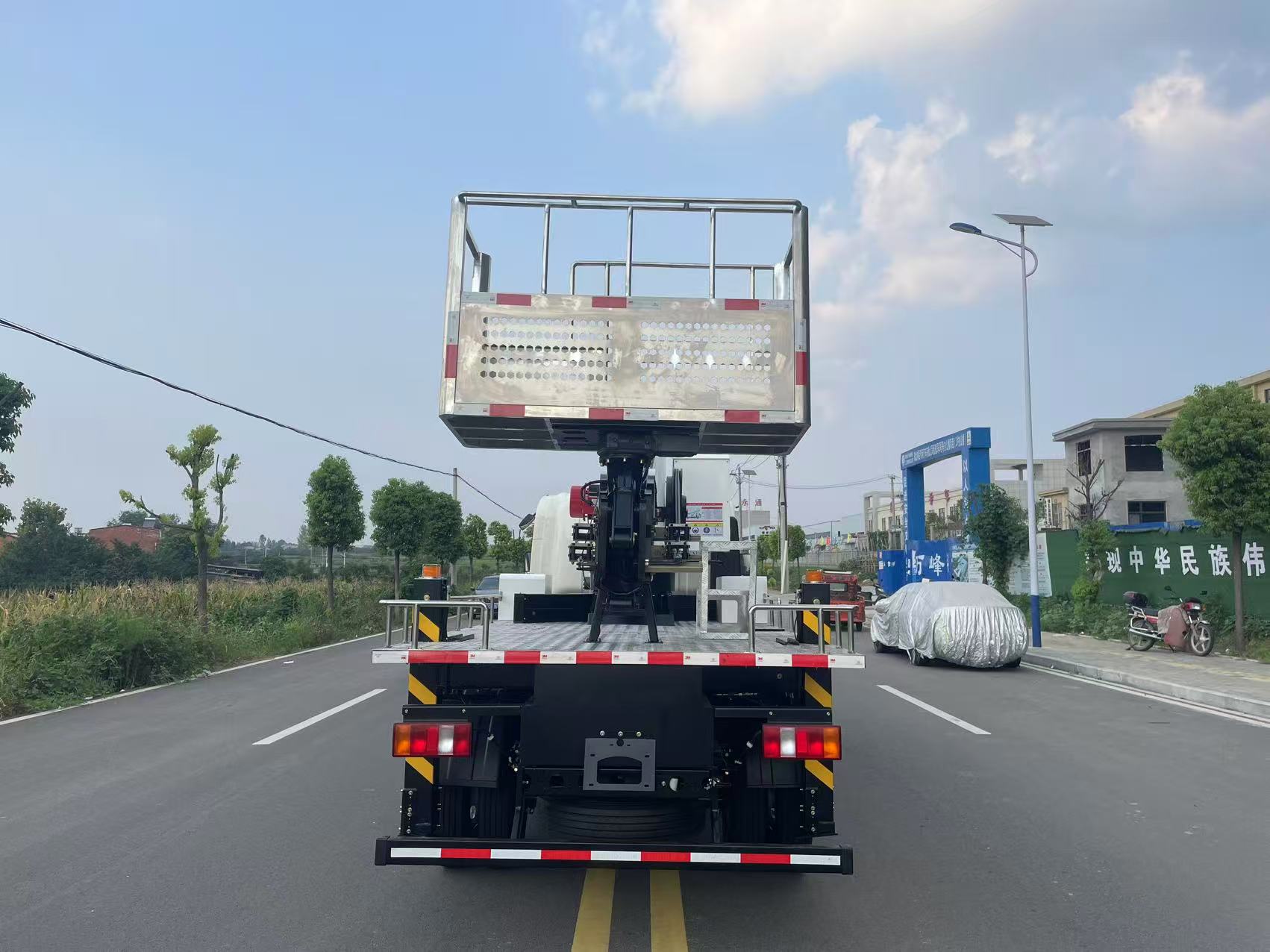 Aerial work platform truck