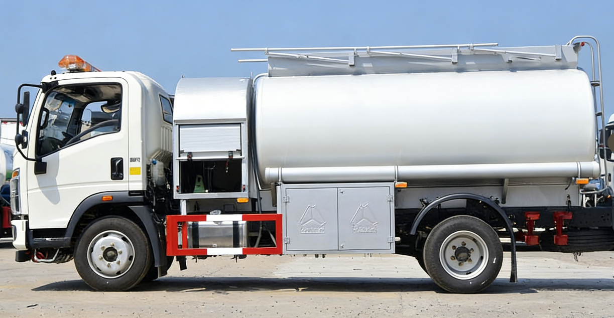 Light fuel tank truck