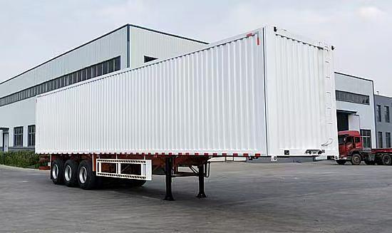 van trailer side