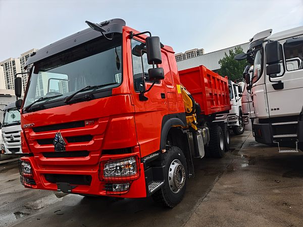 Folding Crane Dump Truck