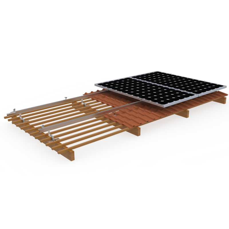 Sistema de Montaje PV para Tejas de Porcelana TonKor