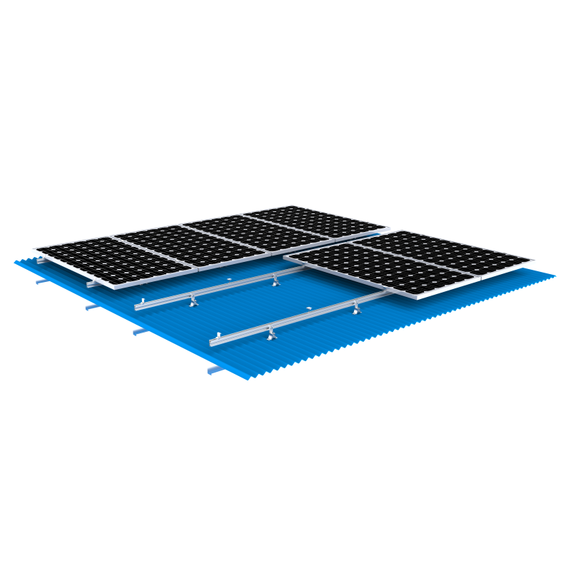 Sistema de Montaje Solar para Techos de Metal Corrugado TonKor TSR-W01