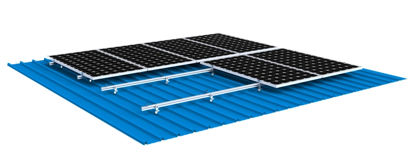 Kit de Montaje Solar para Techo Metálico con Costura de Pie TonKor