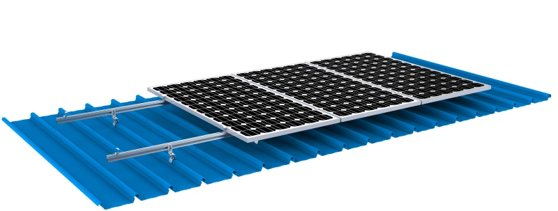 Sistema de Montaje Solar para Techos de Metal con Costura Vertical TonKor TSR-RC01