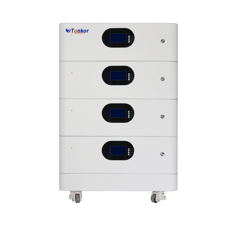 TonKor Stack20K 20kWh 51.2V Módulo de batería LiFePO4 apilable con pantalla LCD y comunicación CAN RS485 TonKor Stack20K 20kWh 51.2V Módulo de batería LiFePO4 apilable con pantalla LCD y comunicación CAN RS485