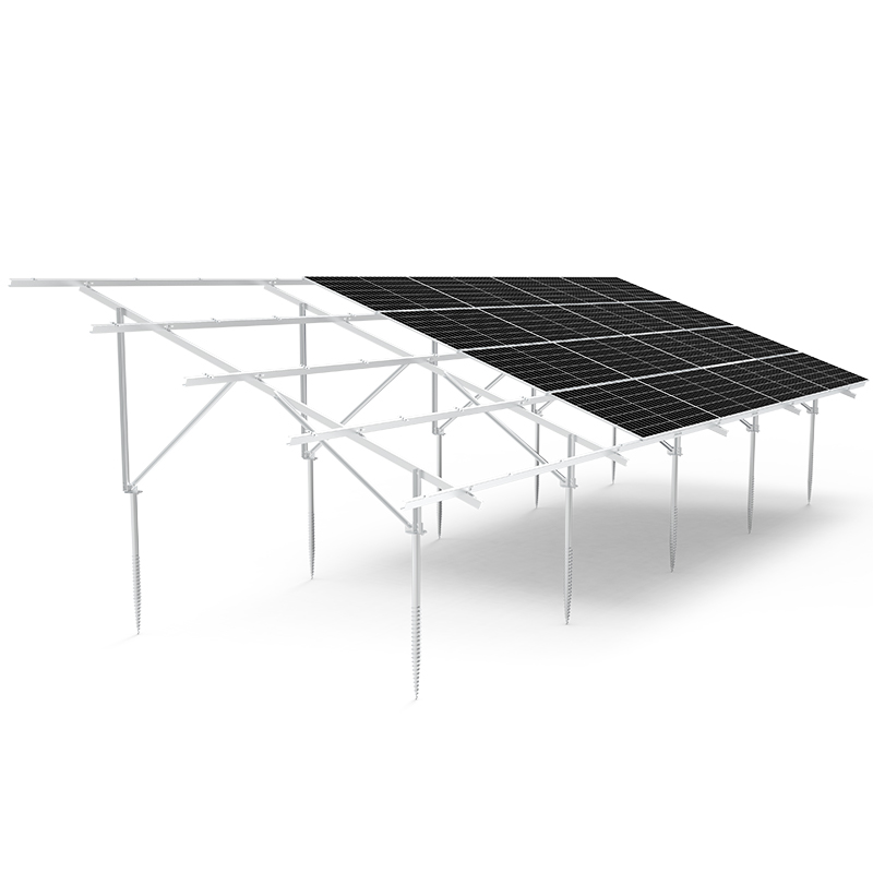 TonKor Montaje en tierra de aluminio de doble pila