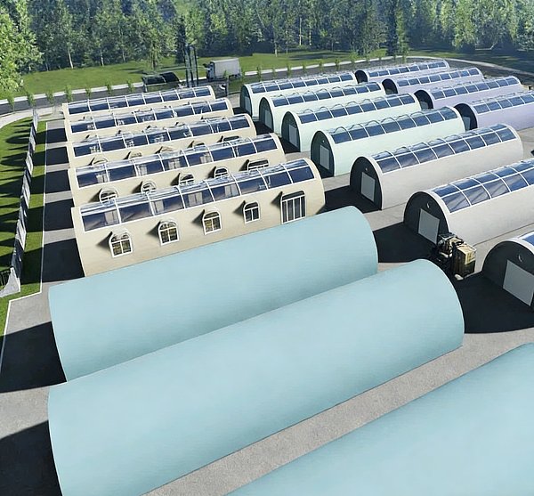 Super insulated greenhouse for planting