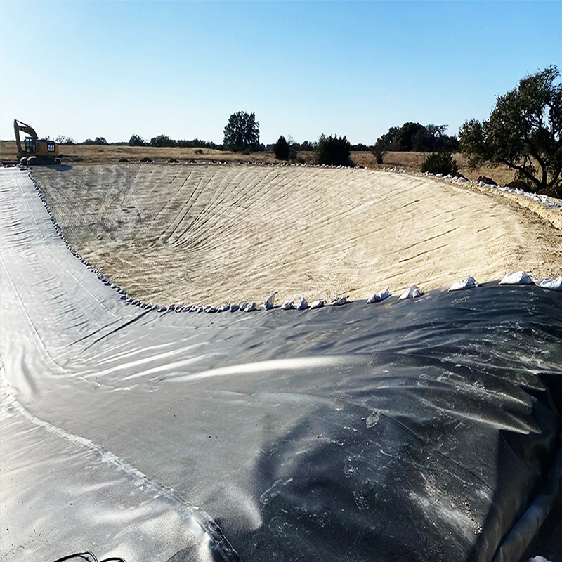 HDPE textured geomembrane
