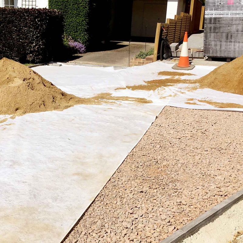 Road geotextile
