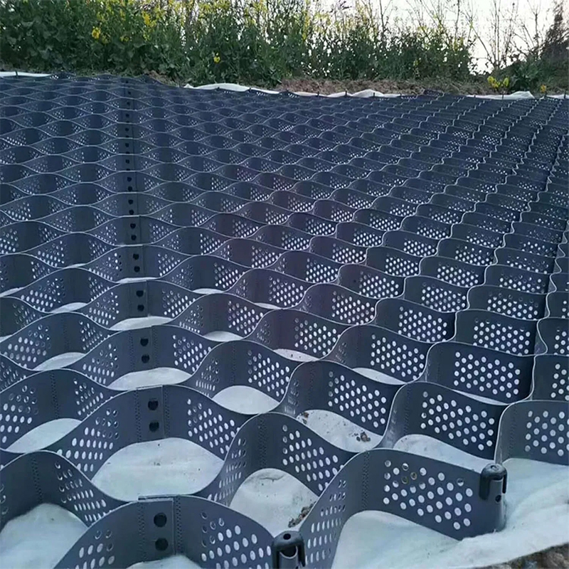 Geocell with Textured Surface