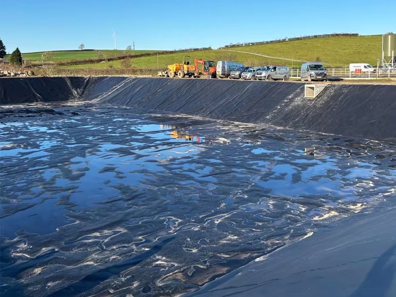 Geomembrane for wastewater treatment