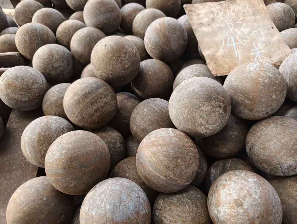 Forged steel balls