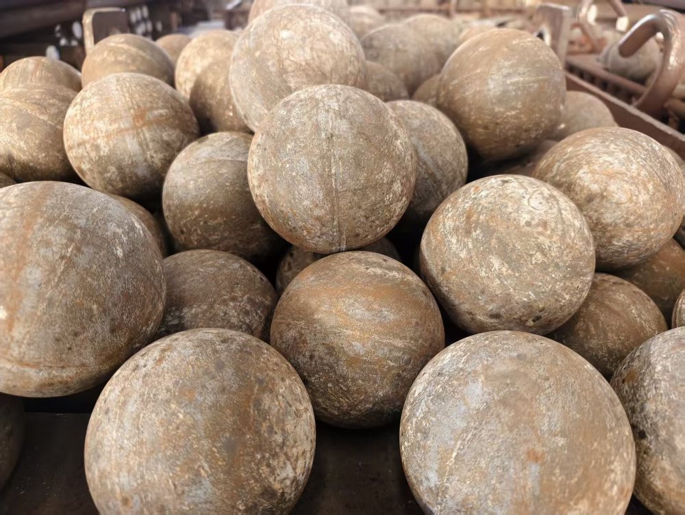 Forged steel balls