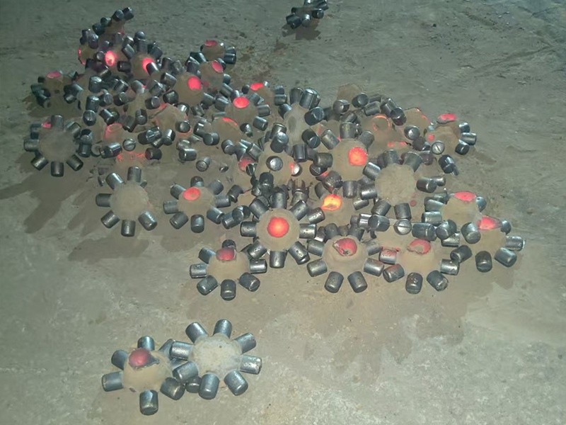 Grinding steel forging