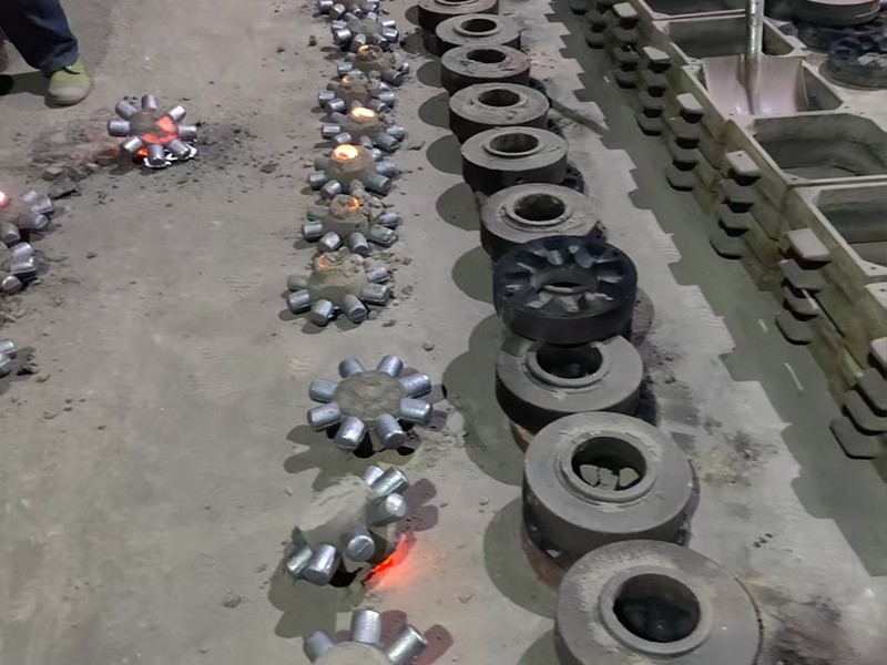 Grinding steel forging