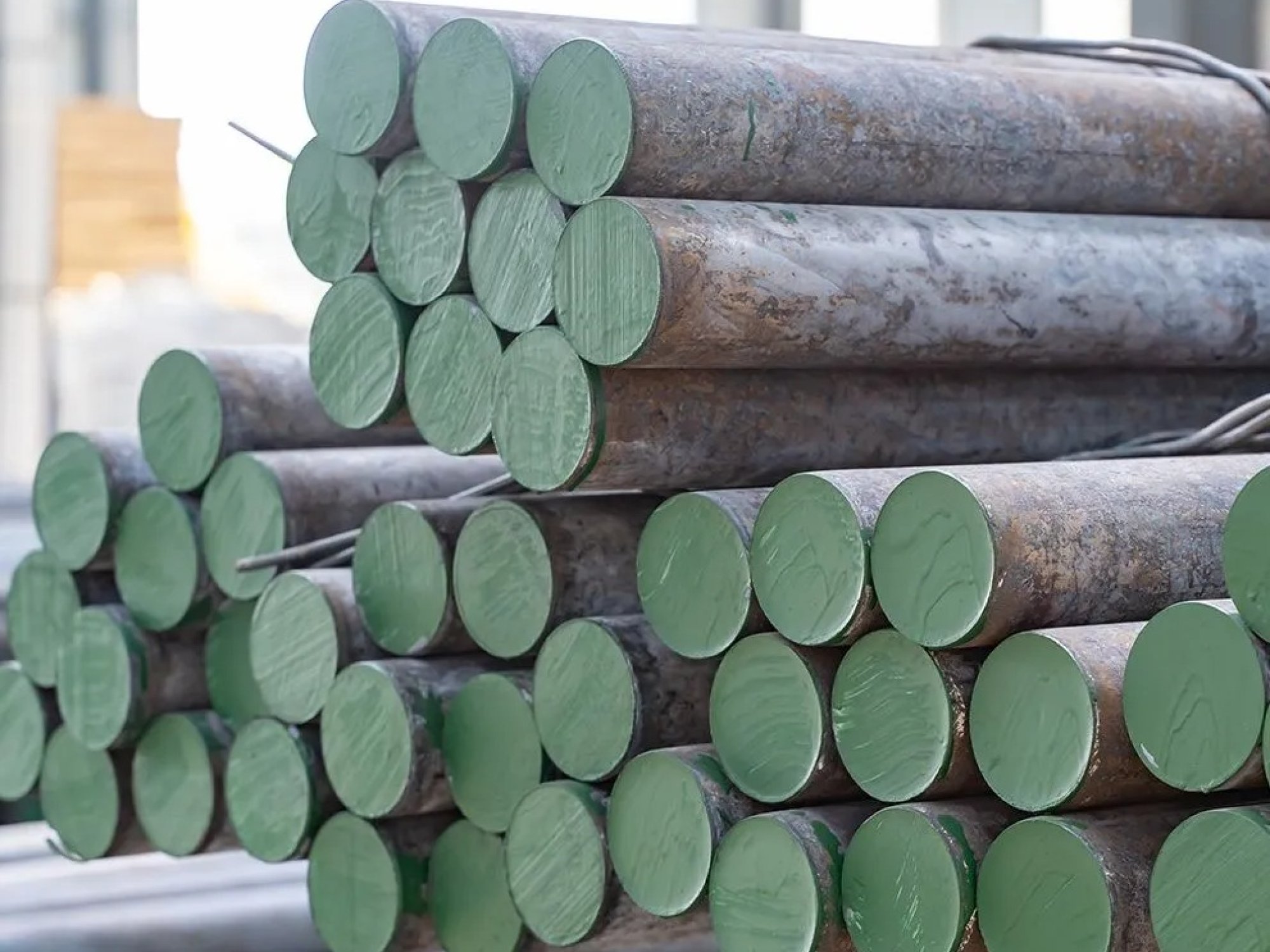Grinding steel rod
