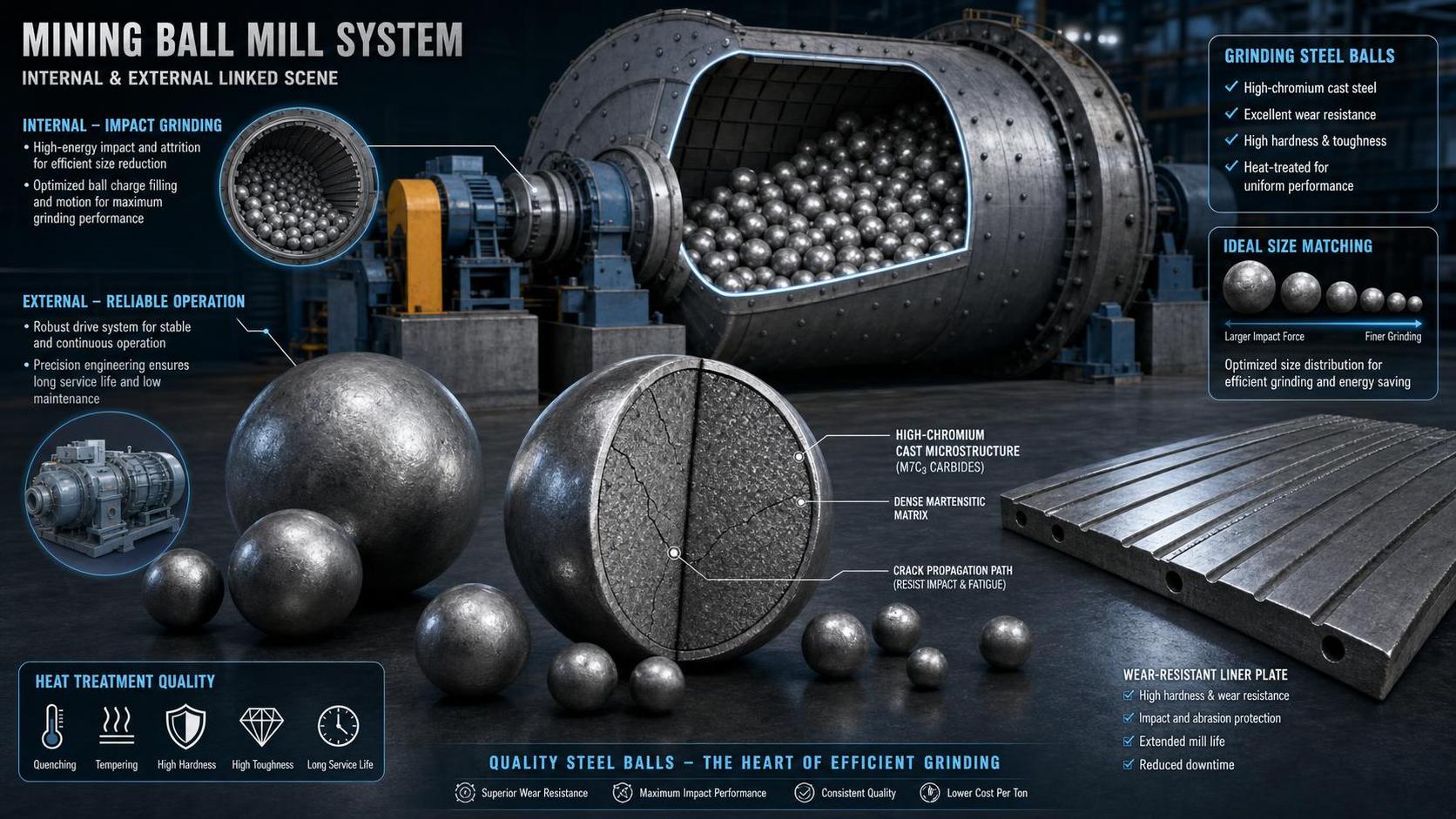 What Causes Casting Balls to Crack During Impact Grinding