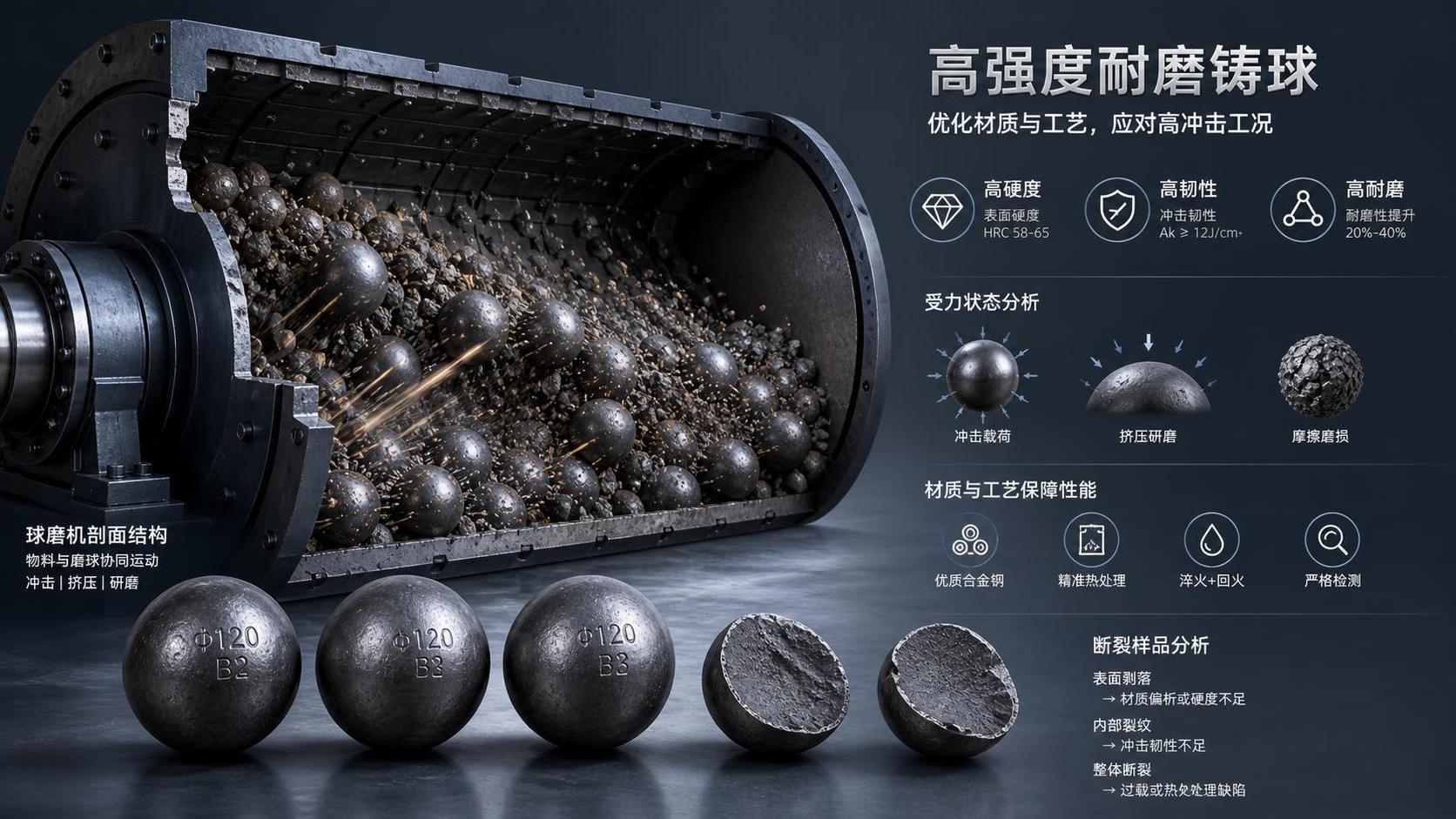 Why Do Wear Resistant Casting Balls Break Early in Ball Mills?