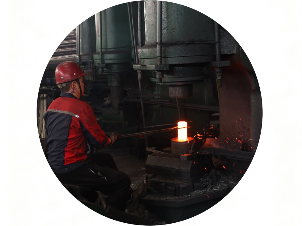 Forged steel ball