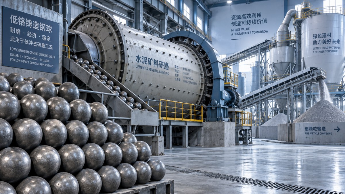 Where Low Chrome Grinding Balls Deliver Value in Low-Impact Milling Operations Where Low Chrome Grinding Balls Deliver Value in Low-Impact Milling Operations