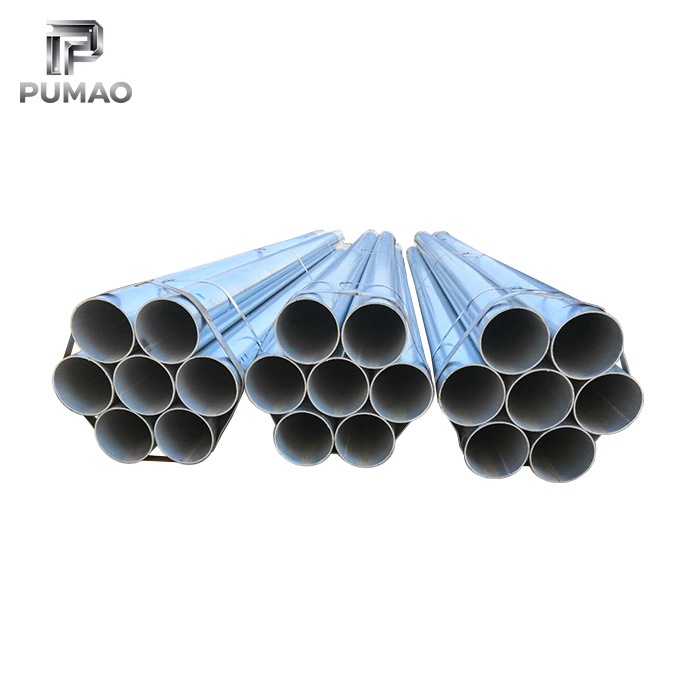 DX51D Galvanized Steel Round Pipe
