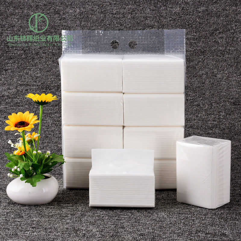 Facial Tissue Paper with White Plastic Packaging