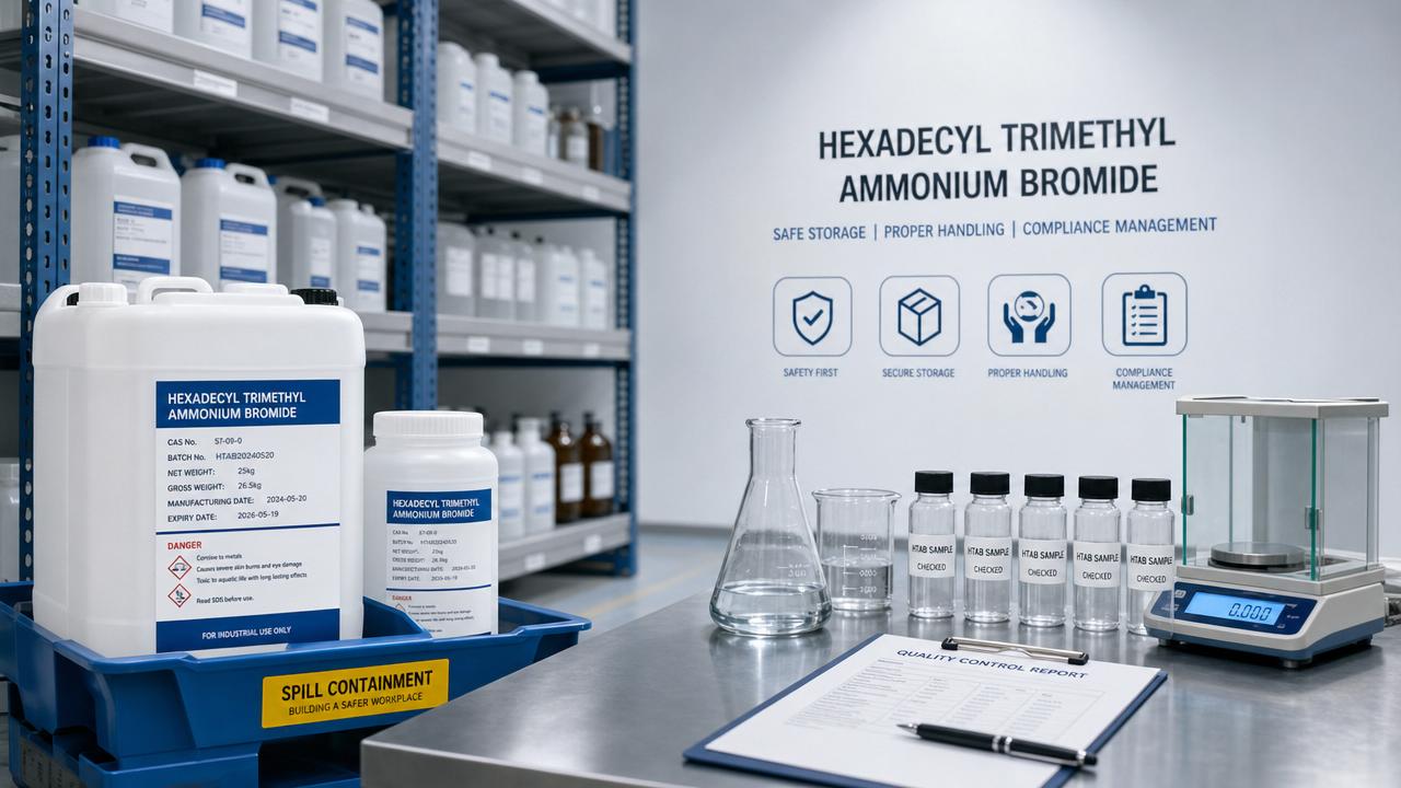 Hexadecyl Trimethyl Ammonium Bromide: 2026 Safety and Handling Updates