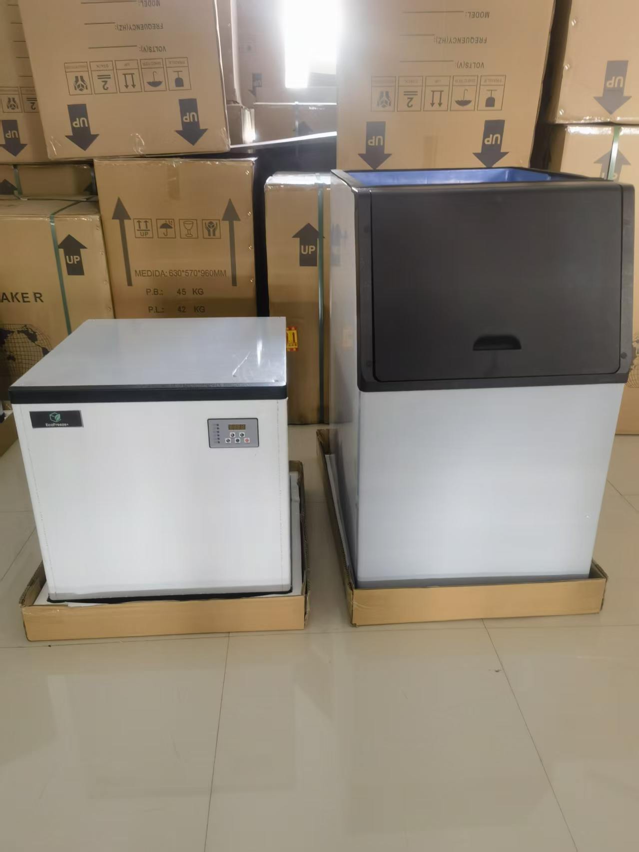 200kg/24h Commercial Ice Maker Cube Ice Making Machine