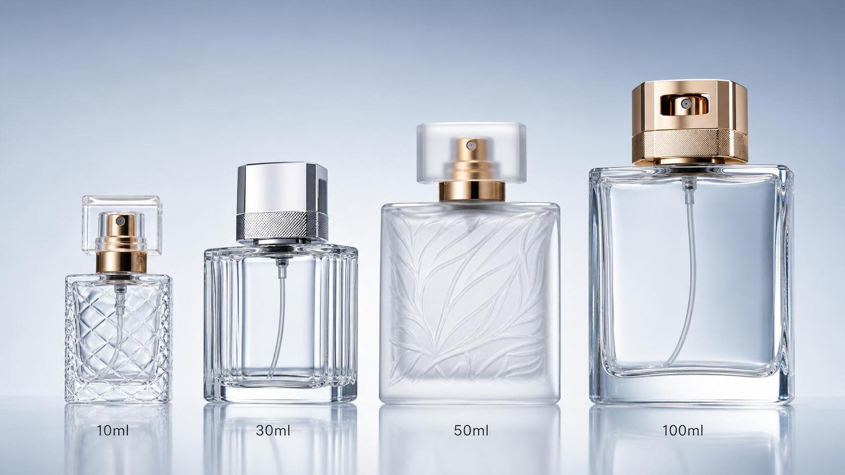 How to Choose Glass Perfume Bottles: Sizes, Closures, Decoration, and MOQ