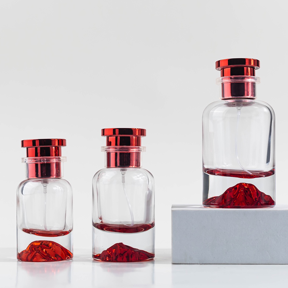 High Quality Luxury Design Perfume Bottle Manufacturer 50ml 100ml Glass Empty Refillable Spray Beautiful Perfume Bottle