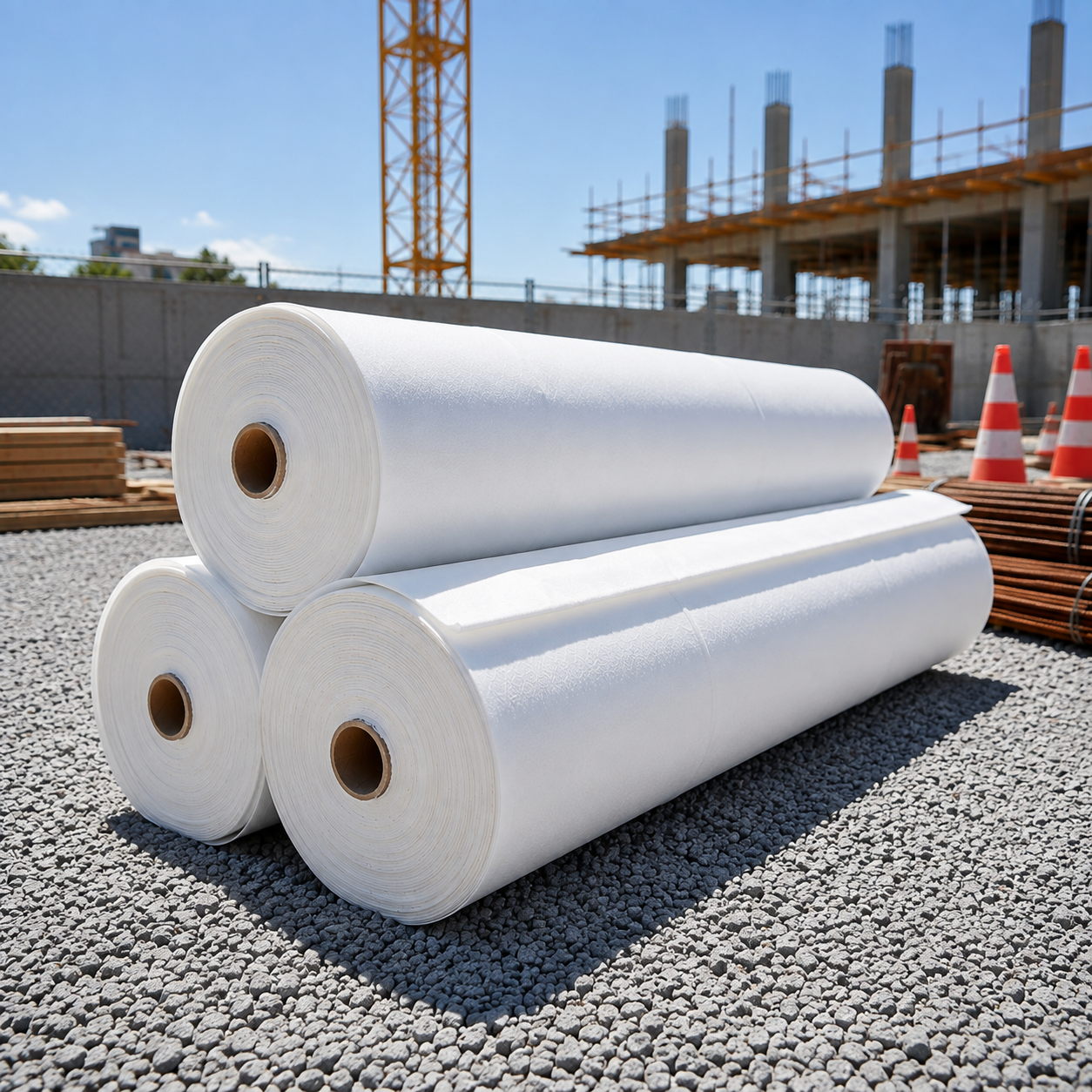 Industrial geotextiles non woven geotextile drainage fabric