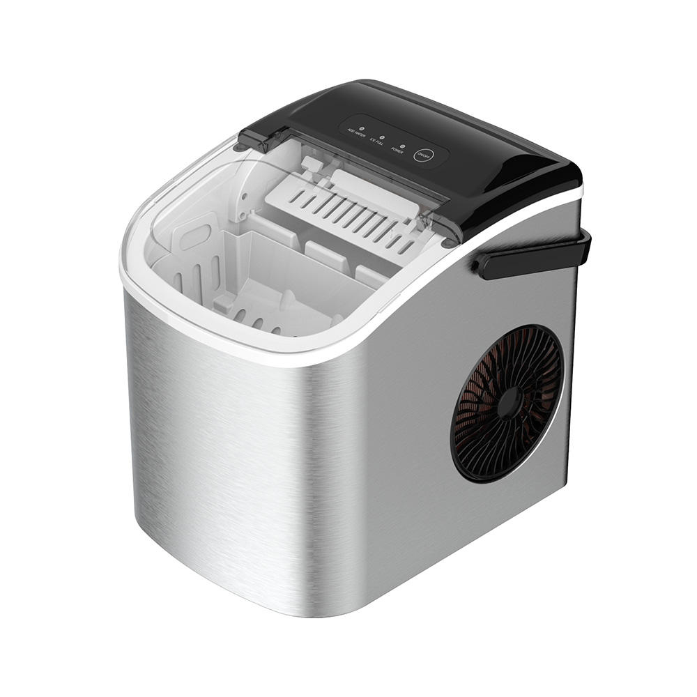 This best-selling portable, large-capacity, fully automatic bullet-shaped ice maker features a handle, self-cleaning ice-making function, and an ice basket. It can make 8 ice cubes in 5 minutes, making it an ideal choice for homes, kitchens, and parties.