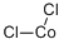 CAS 7646-79-9 (Cobalt chloride) Structure