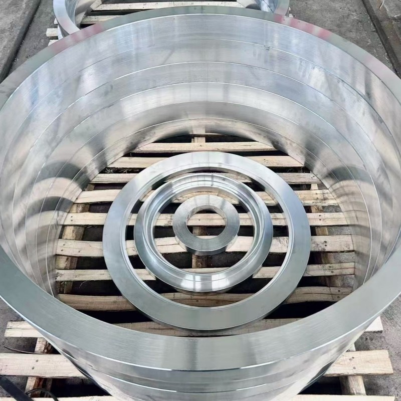 Aluminum alloy flange