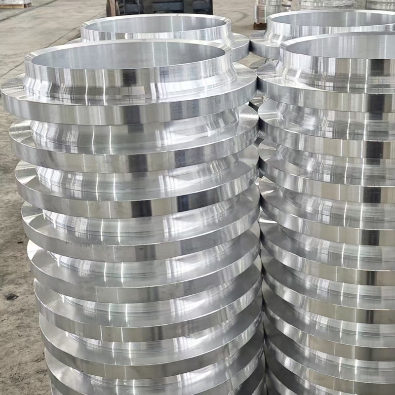 Aluminum alloy flange